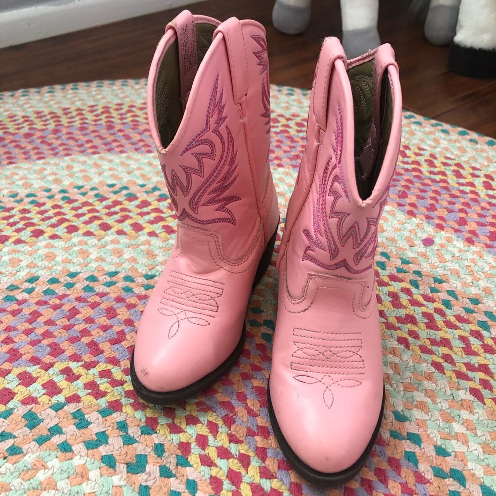 Pink Cowgirl Boots